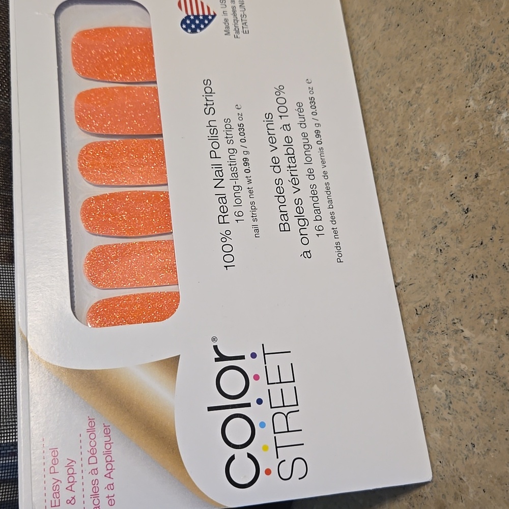 💅 Color Street You're Corally Invited, 100% Real Nail Polish Strips (16 Strips)
